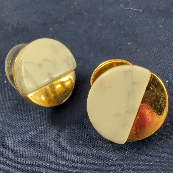 TBA Gold and Stone Earrings